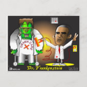 Frankenstein Monster Briefkaart (Voorkant)