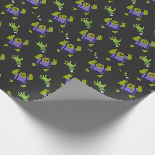 Frankenstein Monster Cadeaupapier (Hoek)