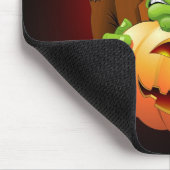 Frankenstein Monster Cartoon met pompoen Muismat (Hoek)