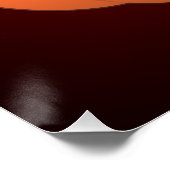 Frankenstein Monster Cartoon met pompoen Perfect Poster (Hoek)