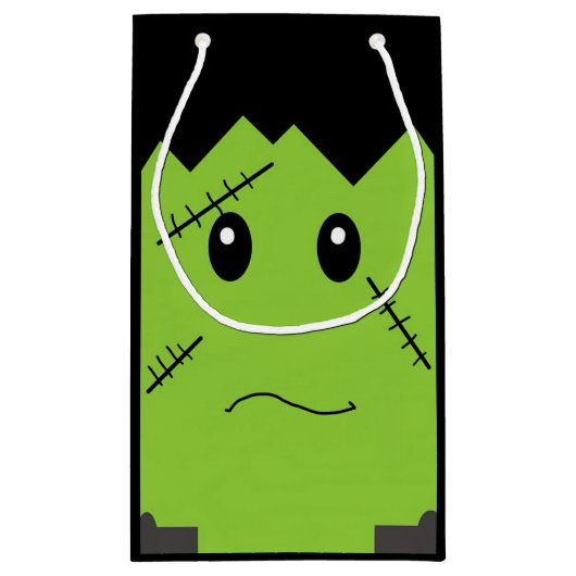 Frankenstein Monster Gift Bag Klein Cadeauzakje (Achterkant)