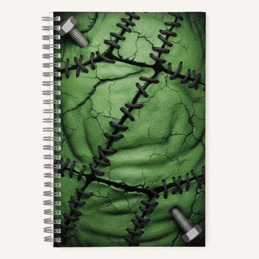 Frankenstein Monster Griezelen Halloween Notitieboek (Voorkant)