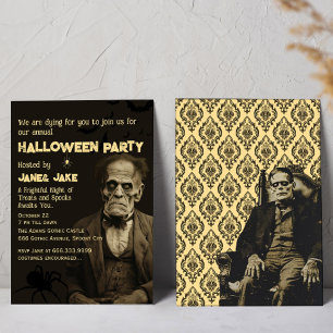 Frankenstein Monster Halloween Adult Party Kaart