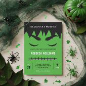 Frankenstein Monster Halloween Baby shower Kaart