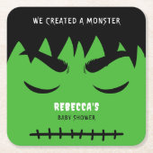Frankenstein Monster Halloween Baby shower Kartonnen Onderzetters (Voorkant)