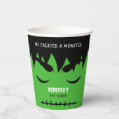 Frankenstein Monster Halloween Baby shower Papieren Bekers (Voorkant)