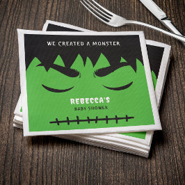 Frankenstein Monster Halloween Baby shower Servet
