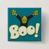 Frankenstein Monster Halloween BOO Kostuum Vierkante Button 5,1 Cm (Voorkant)