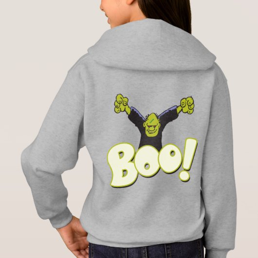 Frankenstein Monster Halloween - BOO Superheld (Achterkant)