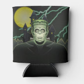 Frankenstein Monster Halloween Castle Lightning Blikjeskoeler (Voorkant)