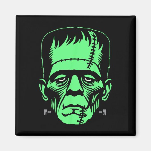 Frankenstein Monster Halloween Costume Magneet (Voorkant)
