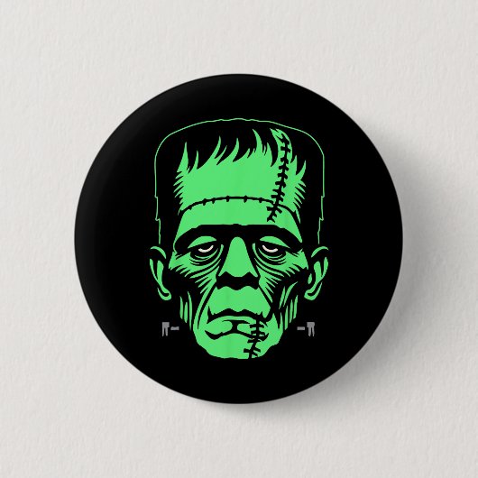 Frankenstein Monster Halloween Costume Ronde Button 5,7 Cm (Voorkant)