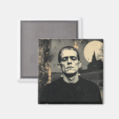 Frankenstein Monster Halloween Magneet (Voorkant / Achterkant)