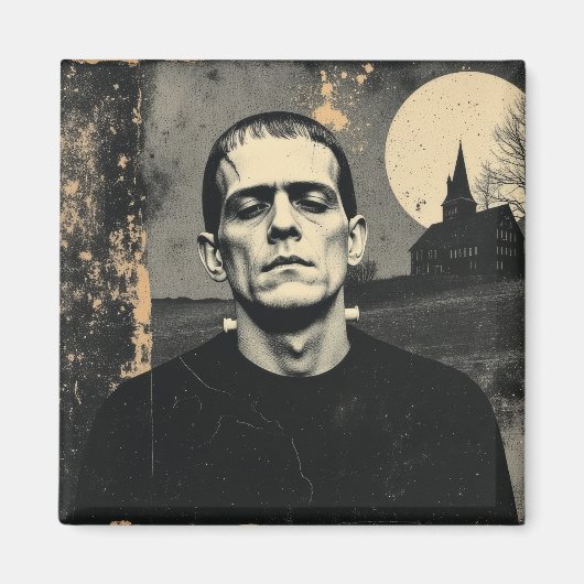 Frankenstein Monster Halloween Magneet (Voorkant)