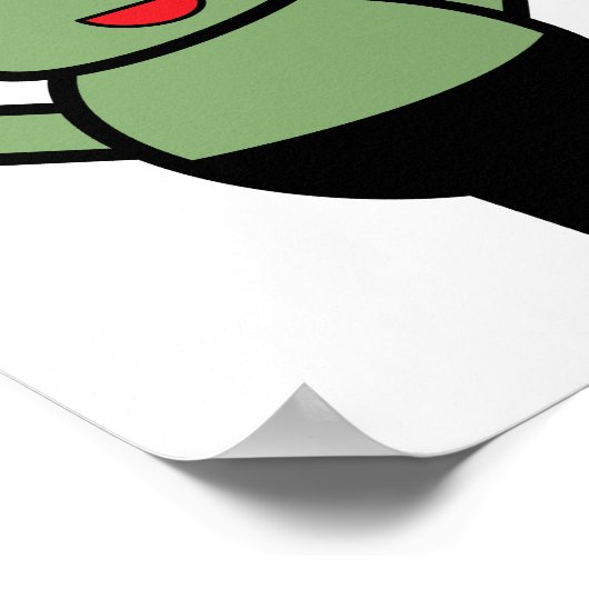 Frankenstein Monster Halloween Poster (Hoek)