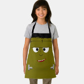 Frankenstein Monster Halloween Schort (Insitu)