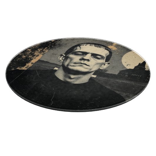 Frankenstein Monster Halloween Snijplank (Hoek)