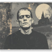 Frankenstein Monster Halloween Sticker (Voorkant)