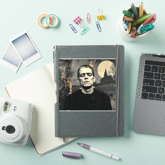 Frankenstein Monster Halloween Sticker (iPad Cover)