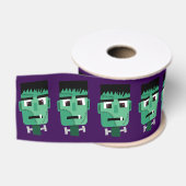 Frankenstein Monster Illustratie Grosgrain Lint (Spoel)