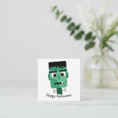 Frankenstein Monster Illustratie Informatiekaartje (Staand voorkant)