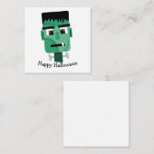 Frankenstein Monster Illustratie Informatiekaartje (Voorkant / Achterkant)