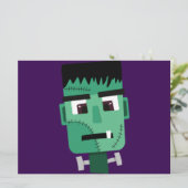 Frankenstein Monster Illustratie Kaart (Staand voorkant)