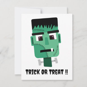 Frankenstein Monster Illustratie Kaart