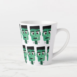 Frankenstein Monster Illustratie Latte Mok