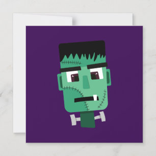 Frankenstein Monster Illustratie Magnetische Uitnodiging