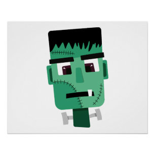 Frankenstein Monster Illustratie Perfect Poster