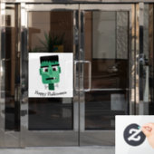 Frankenstein Monster Illustratie Raamsticker (Kantoordeur)