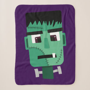 Frankenstein Monster Illustratie Sherpa Deken