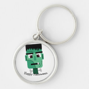 Frankenstein Monster Illustratie Sleutelhanger