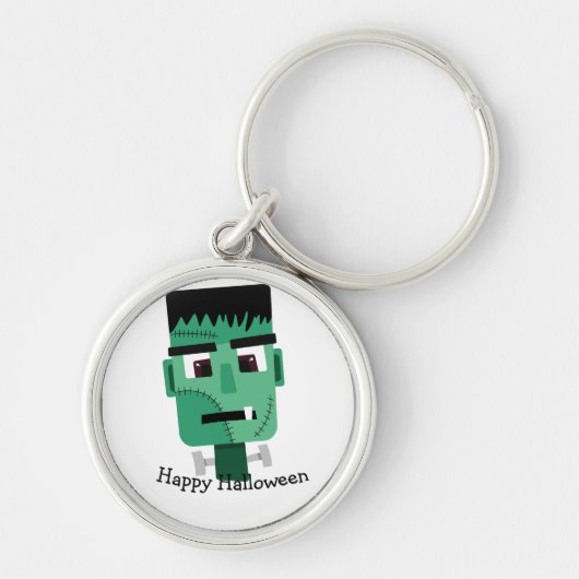 Frankenstein Monster Illustratie Sleutelhanger (Voorkant)