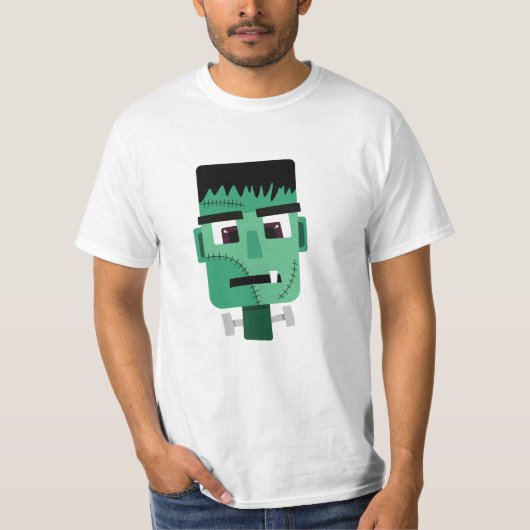 Frankenstein Monster Illustratie T-shirt (Voorkant)