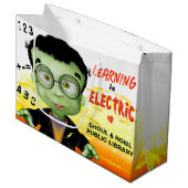 Frankenstein Monster Kleuterschool Bibliotheek Groot Cadeauzakje (Voorkant Gekanteld)