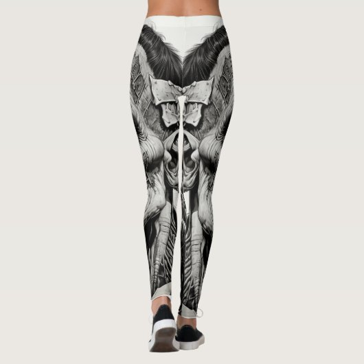 Frankenstein Monster Leggings (Achterkant)