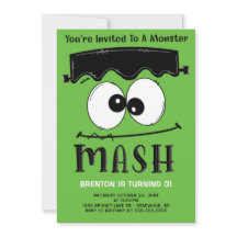 Frankenstein Monster Mash Halloween Birthday Party