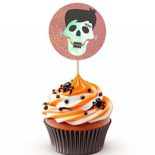 Frankenstein Monster Mash Halloween Feest Sticker