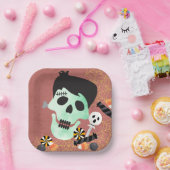 Frankenstein Monster Mash Halloween Party Borden Papieren Bordje (Feest)