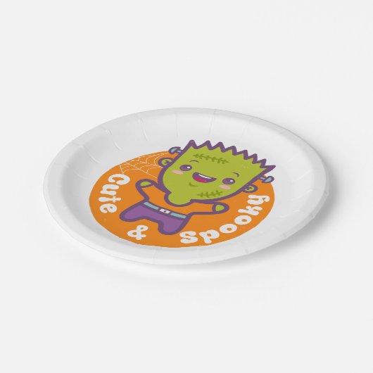 Frankenstein Monster Papieren Bordje (Gekanteld)