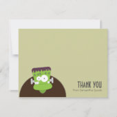 Frankenstein Monster | Platte bedankkaartjes Bedankkaart (Voorkant)