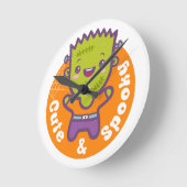 Frankenstein Monster Ronde Klok (Hoek)