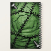 Frankenstein Monster Spooky Halloween Notitieboek (Achterkant)
