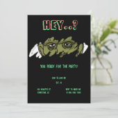 Frankenstein Monster Unorthodox Halloween Party in Kaart (Staand voorkant)