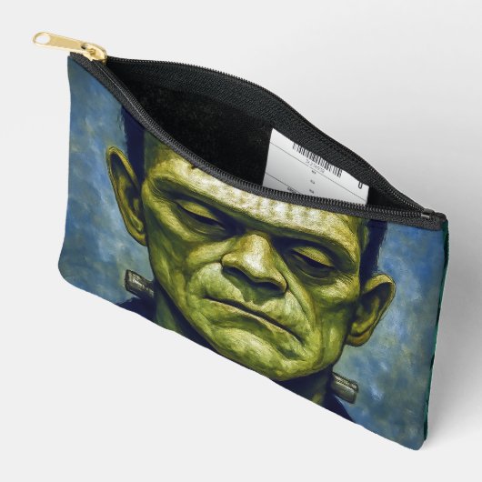 Frankenstein Monster Zippered Pouch Etui (Open)