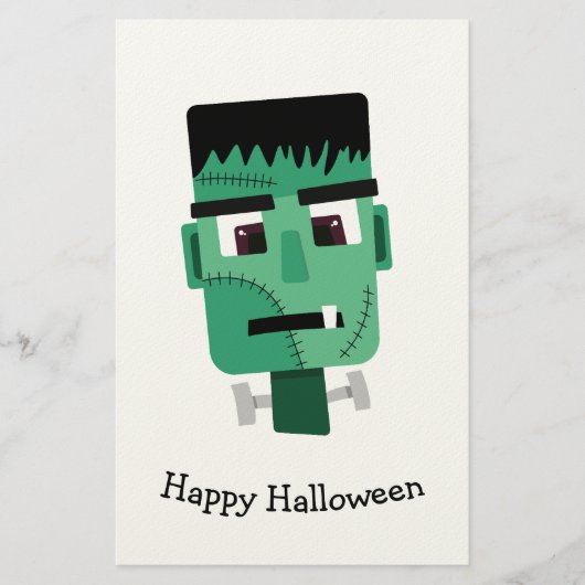 Frankenstein-monsterkop Briefpapier (Voorkant)