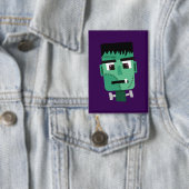 Frankenstein-monsterkop Button (Insitu)