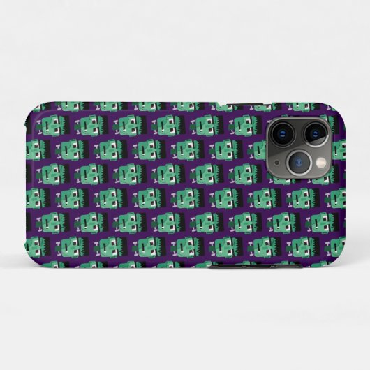 Frankenstein-monsterkop Case-Mate iPhone Case (Achterkant (horizontaal))